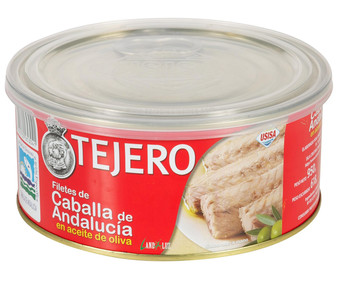 Caballa del sur en aceite oliva lata de 618 gramos Caballa del sur en aceite oliva lata de 618 gramos