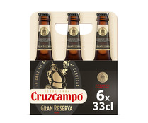 Cerveza premium Gran Reserva CRUZCAMPO pack 6 botellas x 33 cl. - Alcampo