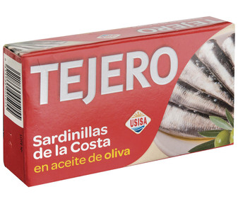 Sardinillas en aceite de oliva de la costa lata de 85 gramos Sardinillas en aceite de oliva de la costa lata de 85 gramos