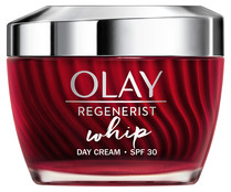 Crema hidrante y reafirmante con textura ligera y factor de protección 30 OLAY Regenerist whip 50 ml.
