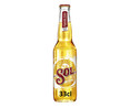 Cerveza rubia Mexicana SOL botella 33 cl.