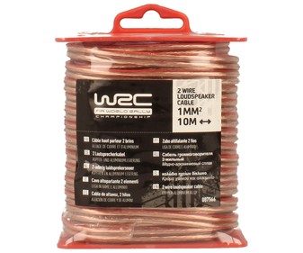 Cable WRC de altavoz de 10 metros y 1 milímetro de grosor. Cable WRC de altavoz de 10 metros y 1 milímetro de grosor.