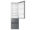 Frigorífico combi HAIER A3FE837CGJ NO FROST, clasificación energética: D, H: 200,5cm, A: 59,5cm, F: 67,7cm, capacidad total: 371L.