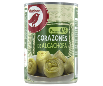 Corazones de alcachofa 4/6 piezas PRODUCTO ALCAMPO 240 g. Corazones de alcachofa 4/6 piezas PRODUCTO ALCAMPO 240 g.