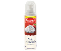 Nata montada azucarada en spray , con dosificador especial para reposteria PASCUAL 250 g.
