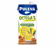 Preparado lacteo desnatado, enriquecido con nueces y ácido olecio 3 PULEVA Omega 3 1 l.