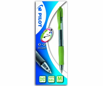 Bolígrafo tipo roller grip suave punta retráctil mediana con grosor de escritura de 0.7mm PILOT G-2. Bolígrafo tipo roller grip suave punta retráctil mediana con grosor de escritura de 0.7mm PILOT G-2.