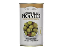 Aceitunas verdes picantes MQESTROS ACEITUNERO Las Recetas de las Picantes 185 g.