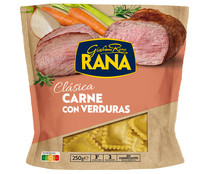 Raviolis de pasta fresca rellenos de carne con verduras RANA Clásica 250 g.