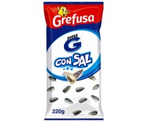 Pipas G con sal GREFUSA, bolsa 220g