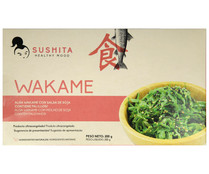 Alga wakame ultracongelada con salsa de soja SUSHITA 200 g.