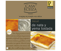 Tarta de yema tostada con nata CASA ECEIZA 550 gr