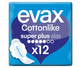 Compresas super plus con alas EVAX Cottonlike 12 uds.