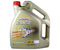 Aceite sintético para vehículos con motores de gasolina o diesel CASTROL Edge Titanium FST LL 5 litros.