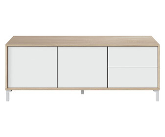 Mueble de TV de 2 puertas y 2 cajones, FORES.