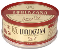 Lata de mantequilla tradicional sin sal añadida LORENZANA 250 g.