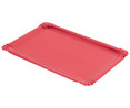 Pack de 3 bandejas desechables de cartón color rojo, 33x23cm ACTUEL.