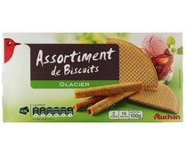 Surtido de barquillos para helados PRODUCTO ALCAMPO 100 g.