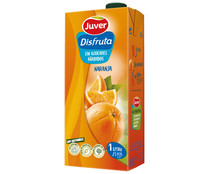 Néctar de naranja, sin azúcares añadidos JUVER brick de 1 l.