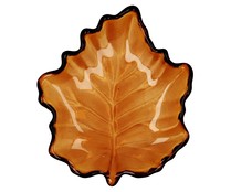 Plato bandeja de color marrón, 14x14,5 cm, QUID Musgo.