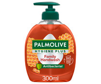 Jabón de manos líquido con crema hidratante y acción antibacteriana PALMOLIVE 300 ml.