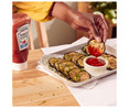Ketchup bocabajo con 50% menos de azúcares HEINZ bote de 550 g.