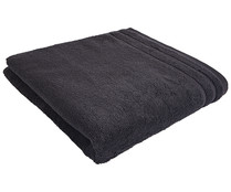 Toalla de ducha 100% algodón color negro, densidad de 500g/m², ACTUEL.