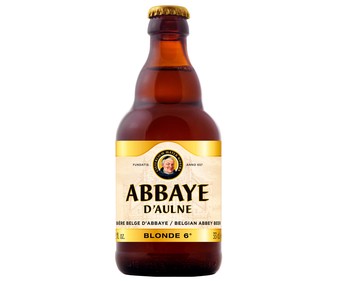 Cerveza Belga ABBAYE D'AULNE Blonde botella  33 cl.