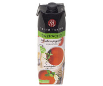 Gazpacho 100% natural con aceite de oliva virgen extra SANTA TERESA 1 l.
