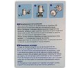 Recambio para sistema de filtrado de grifo On Tap, durabilidad 1200 litros, 3 meses aprox. BRITA.