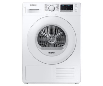 Secadora por condensación con bomba de calor SAMSUNG DV80TA020TE/EC capacidad de secado: 8KG, clasificación energética: A++, H: 85cm, A: 60cm, F: 60cm.