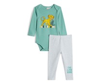 Lote de body + leggings para bebé DISNEY, talla 80.