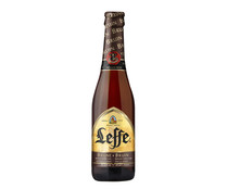 Cerveza tipo abadía Belga LEFFE BRUNE botella 33 cl.