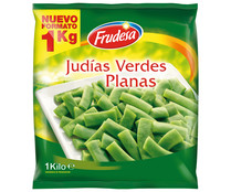 Judias verdes planas ultracongeladas FRUDESA 1 kg.