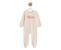 Pijama pelele de terciopelo para bebé IN EXTENSO, talla 92.