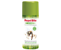 Repelente de insentos con protección hasta 6 horas REPEL BITE Herbal 100 ml.