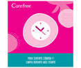 Salvaslips normales, sin fragancia CAREFREE Cotton 76 uds.