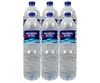 Agua mineral PRODUCTO ALCAMPO pack 6 uds. x 1,5 l. Agua mineral PRODUCTO ALCAMPO pack 6 uds. x 1,5 l.