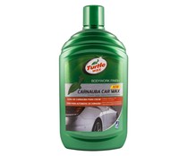 Cera para coches de 500 mililitros, con Carnauba, que da a nuestro vehículo un acabado perfecto con brillo duradero TURTLE WAX, gama Green line.