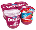 Yogur desnatado con sabor a fresa que ayuda al control de la densidad ósea DENSIA 0% de Danone 4 x 120 g.