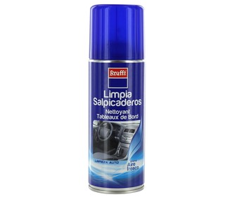 Limpiador de salpicaderos de 400 mililitros con acabado brillante y agradable fragancia a aire fresco KRAFTT. Limpiador de salpicaderos de 400 mililitros con acabado brillante y agradable fragancia a aire fresco KRAFTT.