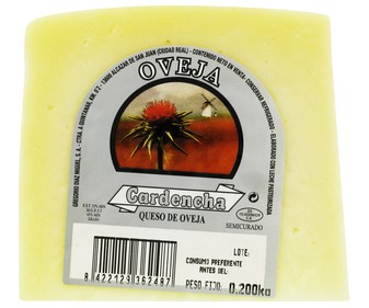 Queso de oveja semicurado 200 gramos Queso de oveja semicurado 200 gramos