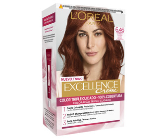 945 Evaluable carro Tinte de pelo Cobrizo caoba L´ORÉAL PARIS EXCELLENCE CREME | Alcampo Compra  Online