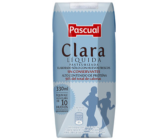 Clara de huevo 330 mililitros Clara de huevo 330 mililitros