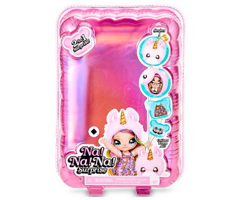 Set con muñeca y peluche sorpresa coleccionable, NA! NA! NA! Surprise. Set con muñeca y peluche sorpresa coleccionable, NA! NA! NA! Surprise.