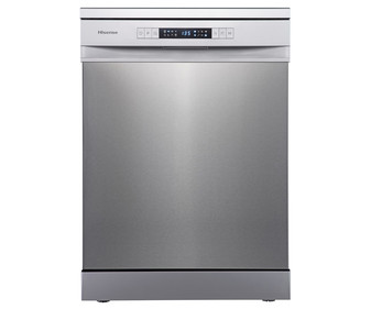 Lavavajillas HISENSE HS622E10X, capacidad 13 servicios, clasificación energética E, H: 84,5cm, A: 59,8cm, F: 60cm.
