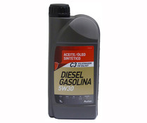 Aceite mineral para vehículos con motores de gasolina o diésel PRODUCTO ALCAMPO C3, 1 litro.