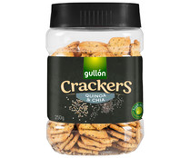 Crackers saladas sabor quinoa y chia, GULLÓN 250 g.