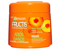 Mascarilla capilar fortificante para cabellos dañados FRUCTIS Adiós daños de Garnier 300 ml.