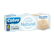 Atún claro al natural CALVO 3 uds. x 56 g.